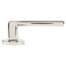 Exel Polished Nickel Door Handles on Round Rose - Zara Range 