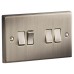Knightsbridge 10AX 4 Gang 2 Way Light Switch - Antique Brass