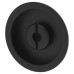 ECLISSE Essentials Round Privacy Handle Set with Lock - Matt Black
