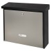 Burg Wachter London Postbox - 320 x 377 x 115mm - Matt Black/Stainless Steel Burg Wachter London Postbox - 320 x 377 x 115mm - Matt Black/Stainless Steel