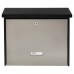 Burg Wachter London Postbox - 320 x 377 x 115mm - Matt Black/Stainless Steel Burg Wachter London Postbox - 320 x 377 x 115mm - Matt Black/Stainless Steel