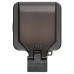 Knightsbridge 13A IP66 1 Gang Outdoor Weatherproof Switched Fused Spur - Black