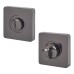 Jigtech Square Bathroom Turn & Release - 52mm Diameter - Black Nickel