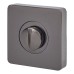 Jigtech Square Bathroom Turn & Release - 52mm Diameter - Black Nickel