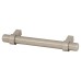 Exel 14mm Collared T-Bar Cabinet Pull Handle - 96mm Centres - Satin Stainless Steel