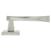 Exel Satin Chrome Twist Door Handles on Square Rose - Spirit Range 