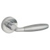 Jigtech Polished/Satin Chrome Door Handles on Round Rose - Harrier Range 