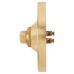 Hampstead Round Bell Push - 65mm Diameter - Polished Brass