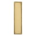 Hampstead Solid Brass Georgian Plain Finger Plate - 305 x 73 x 6mm - Polished