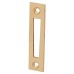 Hampstead Iris Reeded Locking Mortice & Hook Plate Window Fastener - Reversible - Satin Brass 