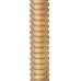 Hampstead Iris Reeded Locking Mortice & Hook Plate Window Fastener - Reversible - Satin Brass 