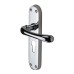 M Marcus Polished Chrome Euro Lock Door Handle - Donna Range - 183 x 42mm