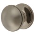 Exel Round Centre Door Knob - 80mm Rose Diameter - Black Nickel
