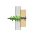 Fischer GK Plasterboard Fixing with Screws - 4.5 x 35mm  - Green - Pack of 45