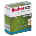 Fischer GK Plasterboard Fixing with Screws - 4.5 x 35mm  - Green - Pack of 45