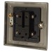 Knightsbridge 10AX 1 Gang Intermediate Light Switch - Antique Brass