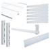 Exel Wardrobe Kit - 1 Bay & 3 x Ventilated Wire Shelf - White
