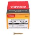 TIMCO Solo Chippy Pozi Countersunk Wood Screws - 4.5 x 30mm - Yellow Zinc - Pack of 200