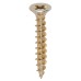 TIMCO Solo Chippy Pozi Countersunk Wood Screws - 4.5 x 30mm - Yellow Zinc - Pack of 200