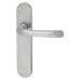 Exel Satin Chrome Latch Door Handle - Sassari Range - 182 x 39mm