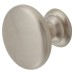 Crofts & Assinder Monmouth Round Cabinet Knob - 38mm Diameter - Brushed Satin Nickel