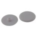 Plastic Cam Cap - 17mm Diameter - White - Pack of 50