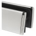 Trojan Letter Plate Matching End - 300 x 70mm - Door Thickness 40-80mm - PVD Chrome