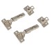 FVG Clip-On Soft Close Cabinet Hinge - 110° - Overlay - Zinc Plated - Pair