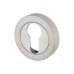 Exel Escutcheon - 50mm Diameter - Euro - Satin/Polished Chrome