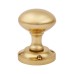 Exel Victorian Mortice Door Knob - 57mm Rose Diameter - Polished Brass