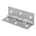 Steel Butt Door Hinge - 75 x 50mm - Durosil Silver Finish