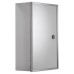 Croydex Trent Lockable Medicine Cabinet - 400 x 250 x 130mm - Stainless Steel