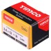 TIMCO Solo Chippy Pozi Countersunk Wood Screws - 3.0 x 12mm - Yellow Zinc - Pack of 200