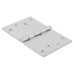 Jedo Quality Projection Hinge - 102 x 152 x 4mm - Satin Chrome - Pair
