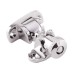 Hampstead Heavy Duty London Style Brighton Sash Window Fastener - 49 x 22mm - Polished Chrome