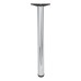 Rothley Adjustable Worktop Support Breakfast Bar Table Leg - 60 x 710mm - Pol Chrome - Pack of 4