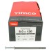 TIMCO Screw Type Frame Fixing - 8 x 120mm - Pack of 100