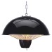Forum Zink Onyx IP34 Ceiling Pendant Patio Heater with Remote Control - 1500W