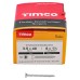 TIMCO Solo Chippy Pozi Countersunk Wood Screws - 3.5 x 40mm - Zinc Plated - Pack of 200