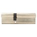 Yale 6 Pin 100mm Euro Double Cylinder - 40 + 60mm - Satin Nickel - Keyed to Differ