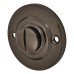 Exel Bathroom Turn & Release - 40mm Diameter - Black Nickel