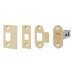 Exel Georgian Privacy Latch Door Handle Kit - Short Plate - Polished Brass