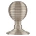 Hampstead Reeded Beehive Mortice Door Knob - 60mm Rose Diameter - Satin Nickel