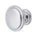 Hampstead Disc Round Cabinet Knob - 30mm Diameter - Polished Chrome