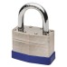 Squire Watchman Laminated Padlock - 60mm Body - 30 x 38mm Shackle - Keyed to Differ - Silver