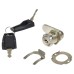 Cam Lock - 19 x 30mm - Keyed to Differ - Nickel Plated 