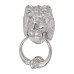 Exel Lion Door Knocker - 177 x 102mm - Polished Chrome