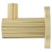 Exel Lines Single Coat Hook - 50 x 25mm - Satin Brass
