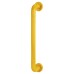 Hoppe AR602/600 Nylon D-Bar Door Pull Handle on Rose - Screw Fix - 600mm c/c - Golden Yellow