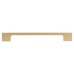 Exel Bibury 8mm Slim D-Bar Cabinet Pull Handle - 224mm Centres - Satin Brass